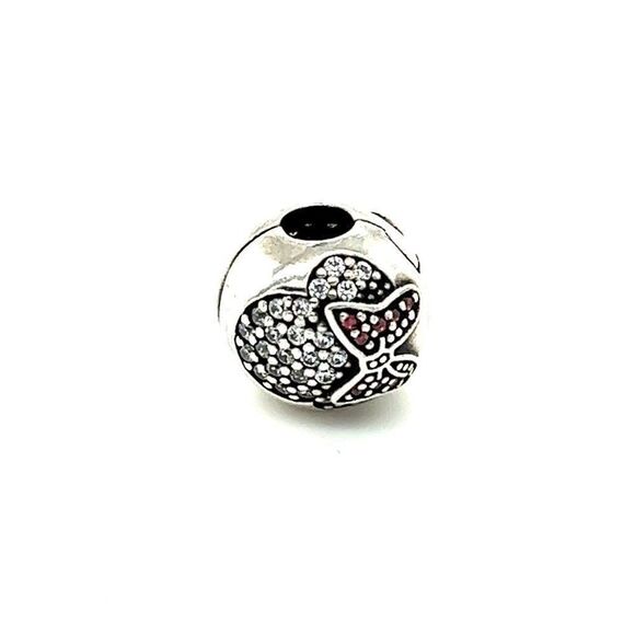 Pandora Pave Cz Minnie Mouse Clip Charm - Picture 1 of 3